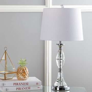 Reid 25.5" Crystal LED Table Lamp - JONATHAN Y